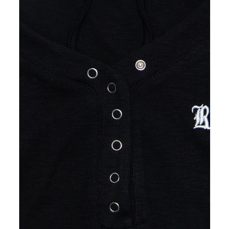 ヘンリーネックロゴ刺繍T | WEGO【WOMEN】 | 詳細画像15 