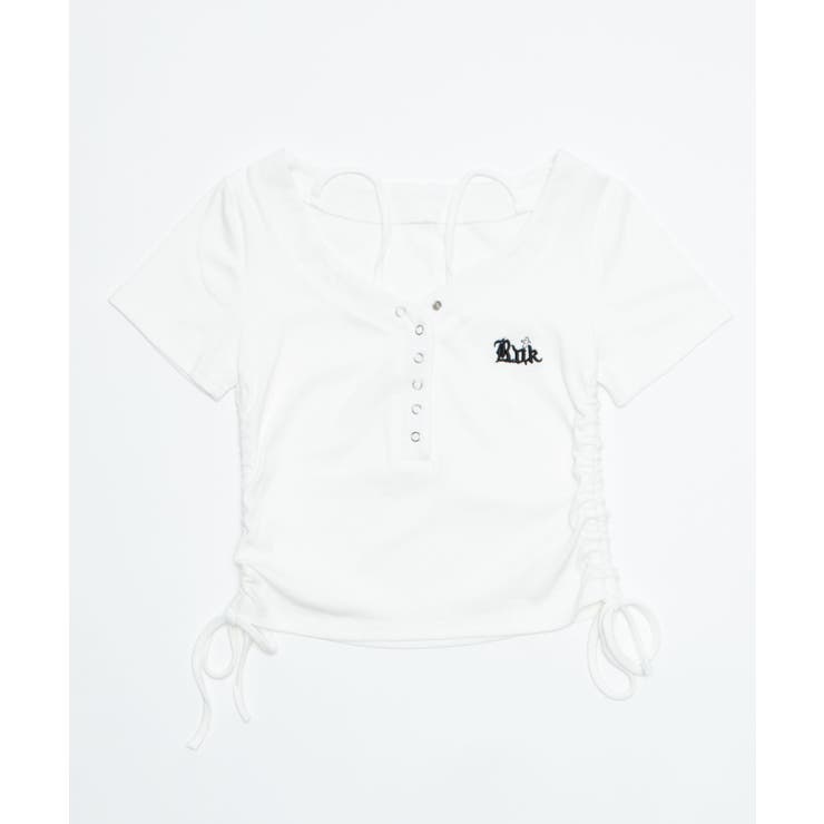 ヘンリーネックロゴ刺繍T | WEGO【WOMEN】 | 詳細画像21 