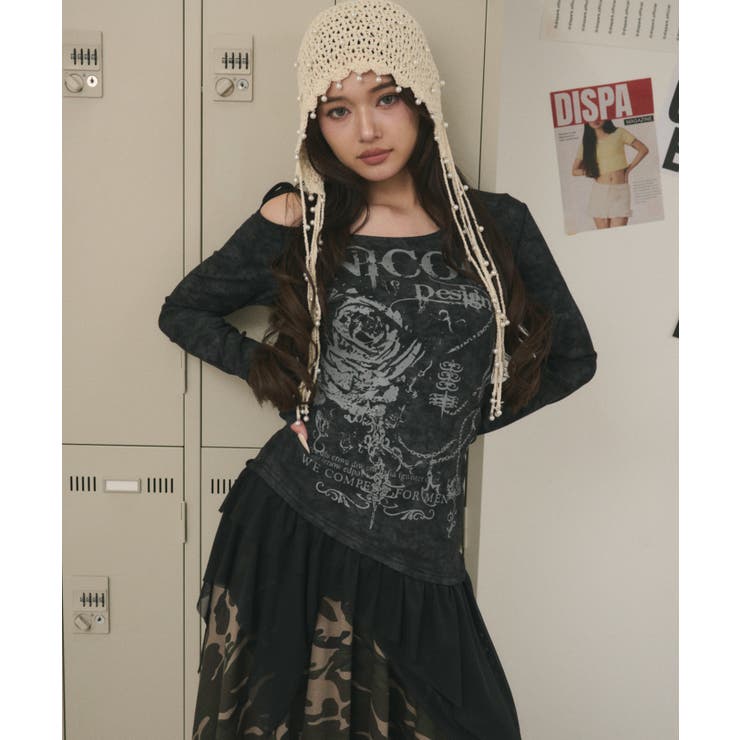 ゴシックローズイレヘムトップ | WEGO【WOMEN】 | 詳細画像9 