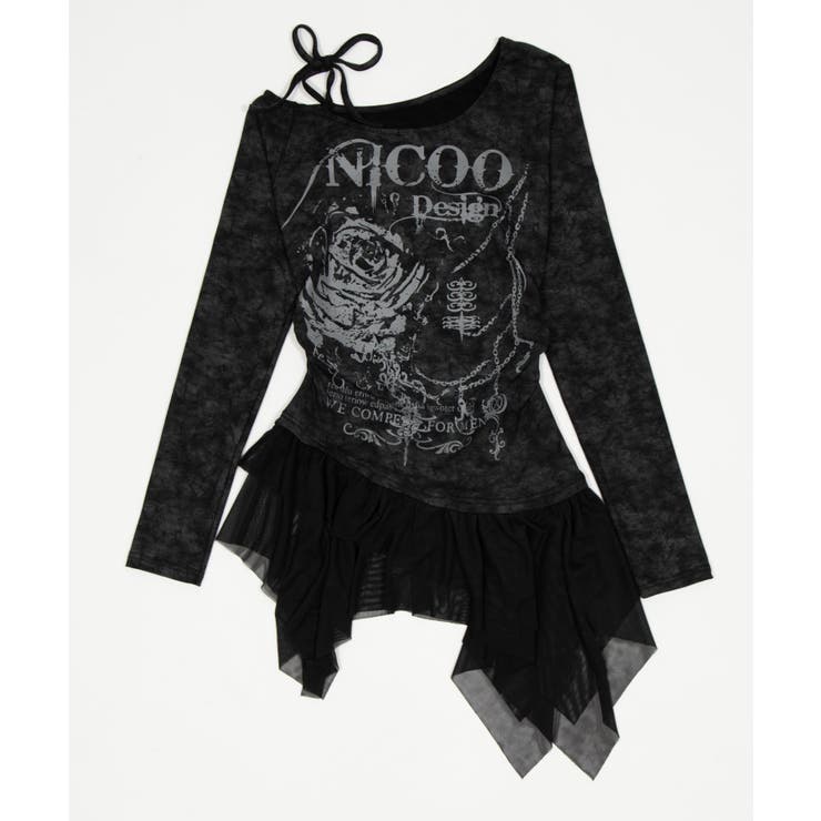 ゴシックローズイレヘムトップ | WEGO【WOMEN】 | 詳細画像12 