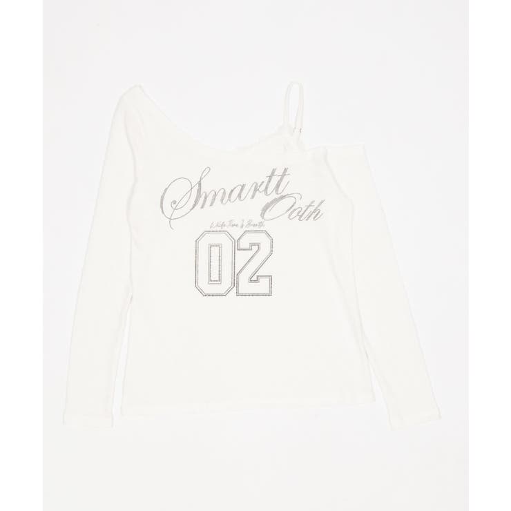 ワンショルダーナンバリングロゴT | WEGO【WOMEN】 | 詳細画像12 