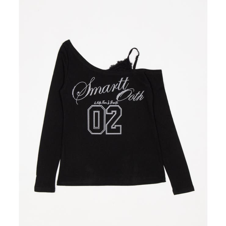 ワンショルダーナンバリングロゴT | WEGO【WOMEN】 | 詳細画像13 