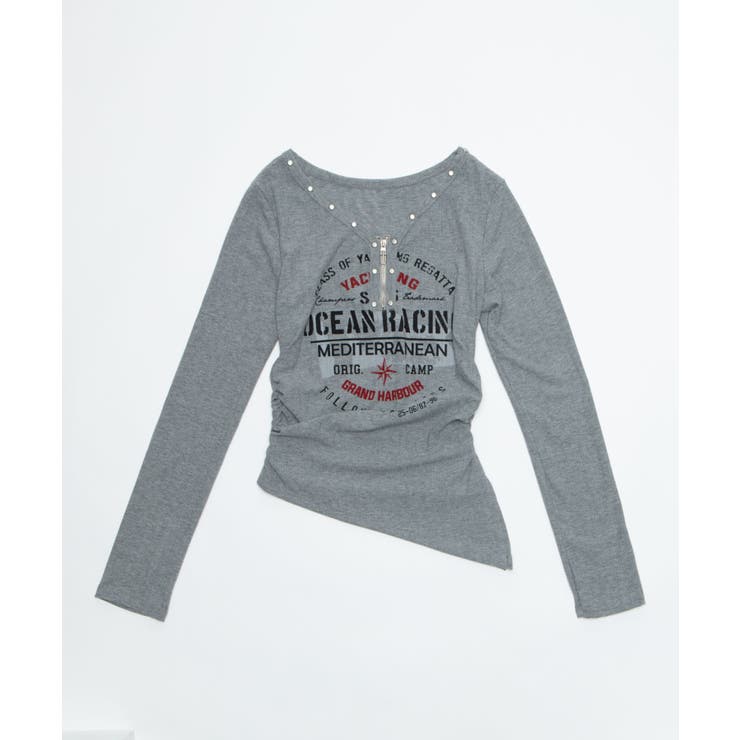 スタッズジップVネックT | WEGO【WOMEN】 | 詳細画像18 