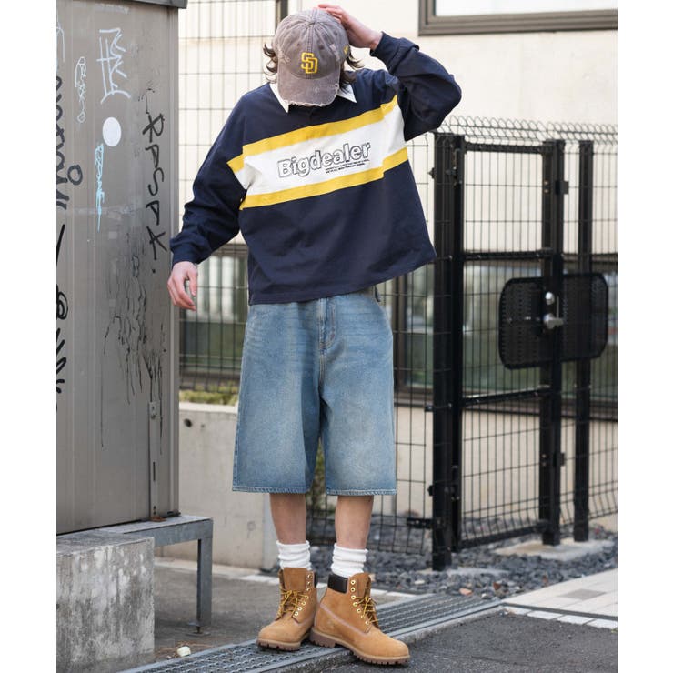 ステッチロゴラガーシャツ | WEGO【MEN】 | 詳細画像2 