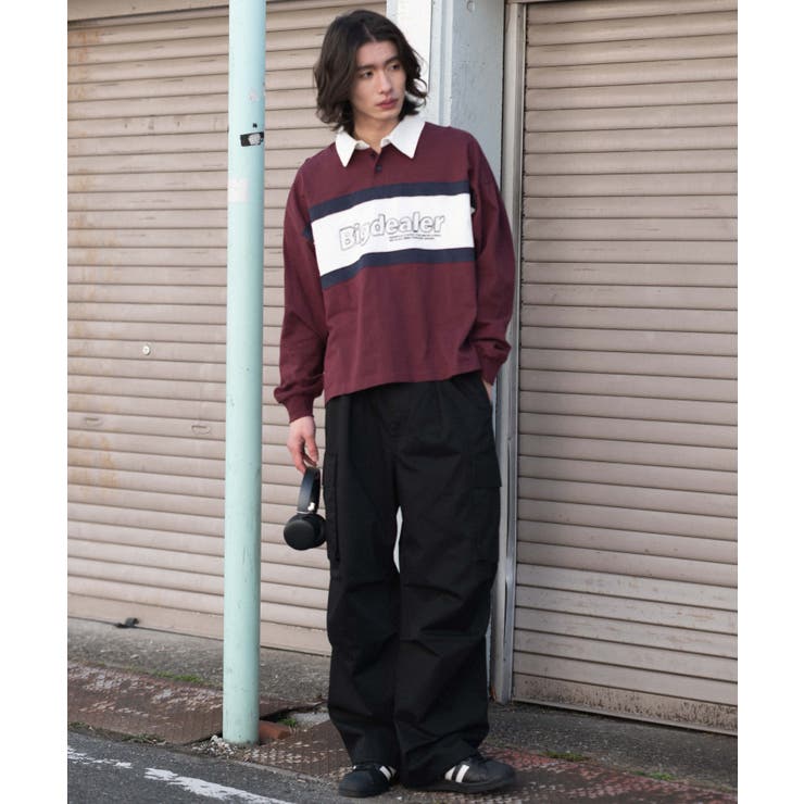 ステッチロゴラガーシャツ | WEGO【MEN】 | 詳細画像3 