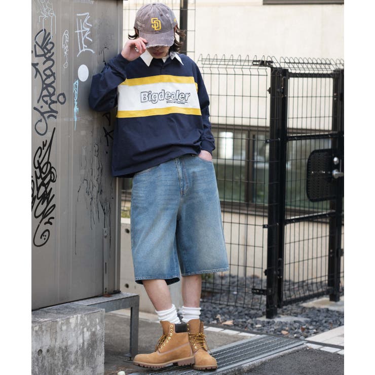 ステッチロゴラガーシャツ | WEGO【MEN】 | 詳細画像12 