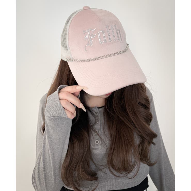 ピンク | チェーンベロアメッシュキャップ | WEGO【MEN】