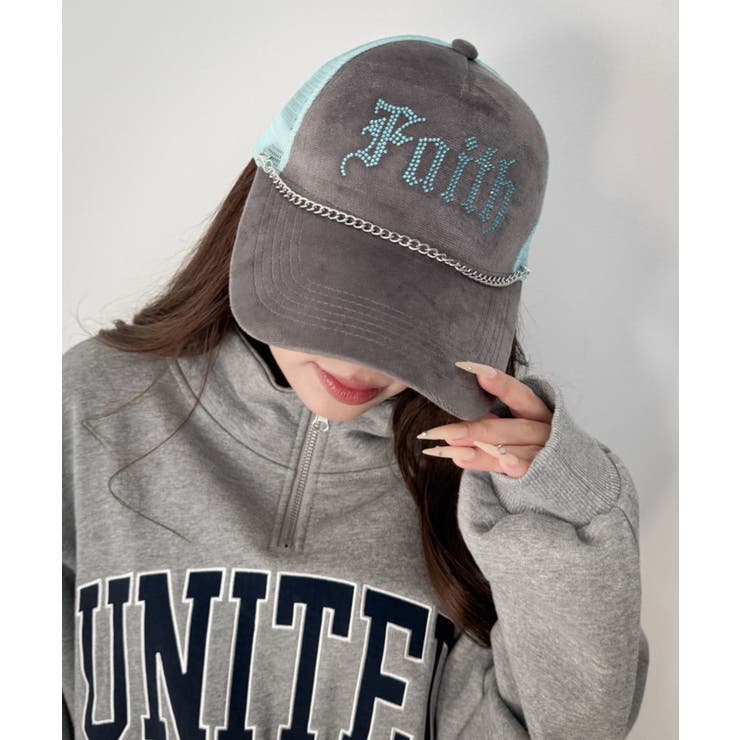 チェーンベロアメッシュキャップ | WEGO【MEN】 | 詳細画像4 