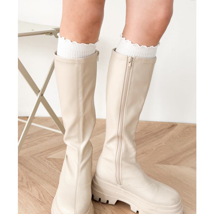 2wayメローリブハイソックス | WEGO【WOMEN】 | 詳細画像3 