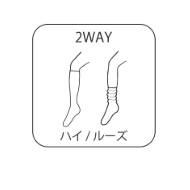 2wayメローリブハイソックス | WEGO【WOMEN】 | 詳細画像19 