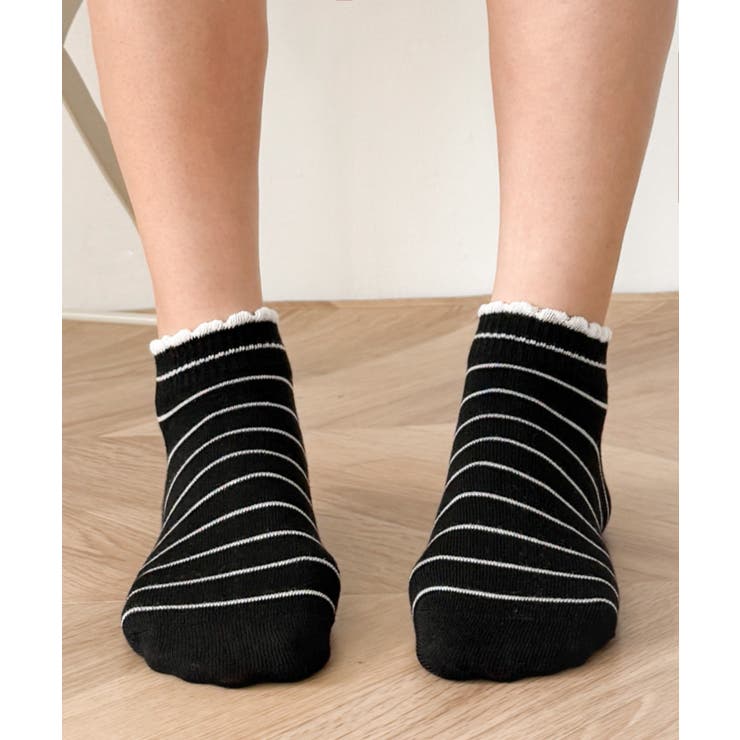 ボーダーショートソックス | WEGO【WOMEN】 | 詳細画像4 