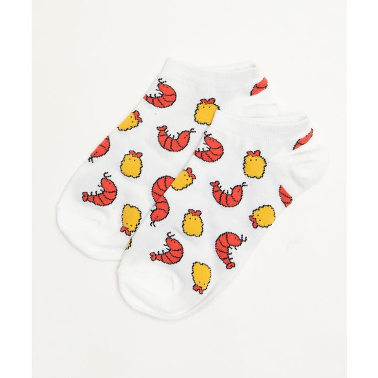 フードチェンジ総柄ショートソックス | WEGO【WOMEN】 | 詳細画像6 