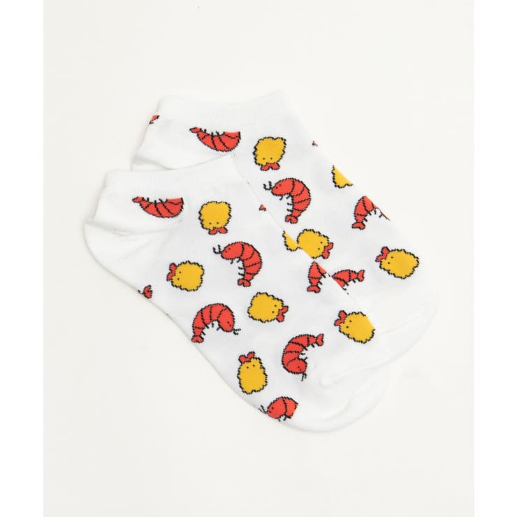 フードチェンジ総柄ショートソックス | WEGO【WOMEN】 | 詳細画像8 