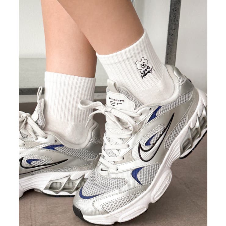 手描き風刺繍アンクルパイルソックス | WEGO【WOMEN】 | 詳細画像2 