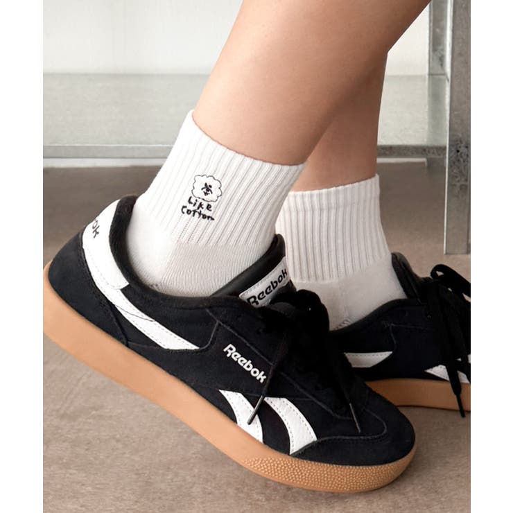 手描き風刺繍アンクルパイルソックス | WEGO【WOMEN】 | 詳細画像6 