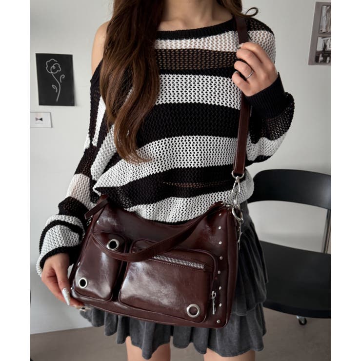 ワイン | BIGハトメ2wayショルダー | WEGO【MEN】