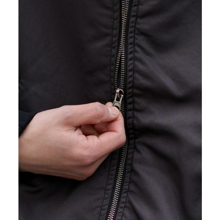 ピグメントロゴフードブルゾン | WEGO【MEN】 | 詳細画像4 