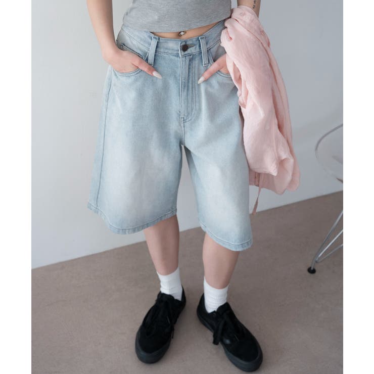 デニム淡色 | デニムハーフパンツ | WEGO【WOMEN】