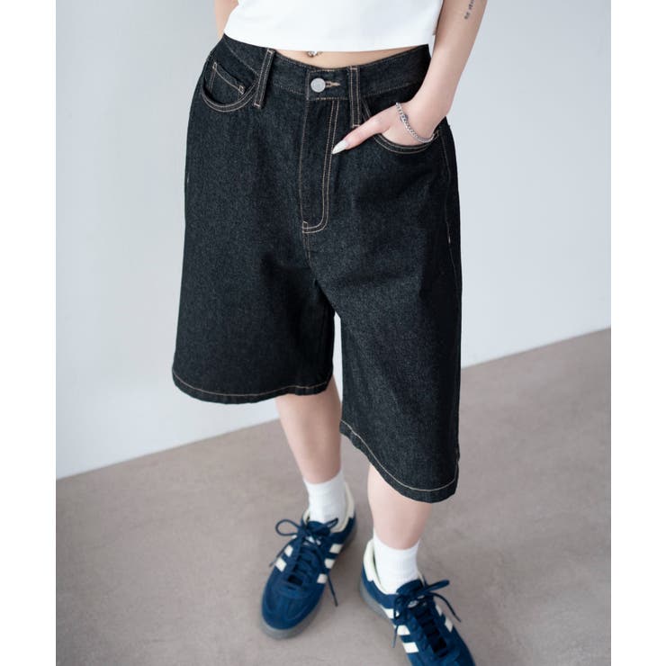 64 | デニムハーフパンツ | WEGO【WOMEN】