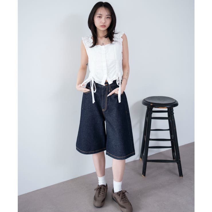 デニムハーフパンツ | WEGO【WOMEN】 | 詳細画像4 