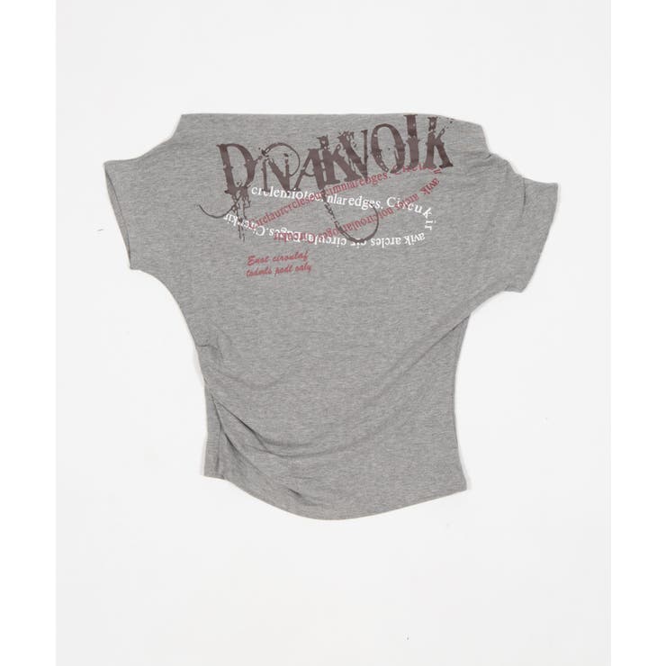 ワンショルダーY2KグラフィックT | WEGO【WOMEN】 | 詳細画像12 