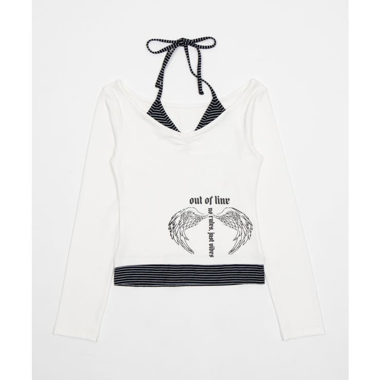 ボーダーレイヤードウィングトップ | WEGO【WOMEN】 | 詳細画像11 