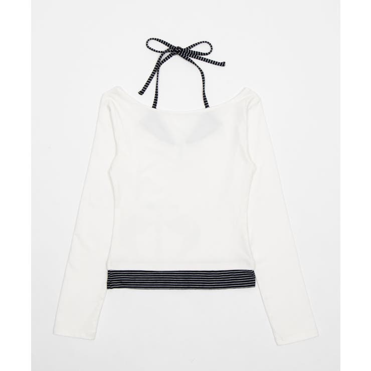 ボーダーレイヤードウィングトップ | WEGO【WOMEN】 | 詳細画像12 