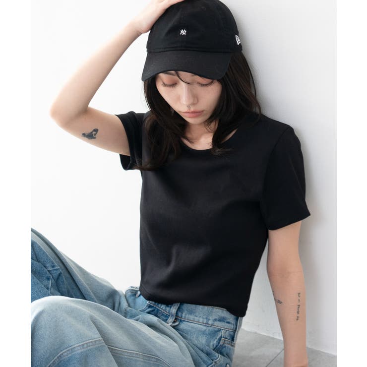 ブラック | コンパクトリブT | WEGO【WOMEN】