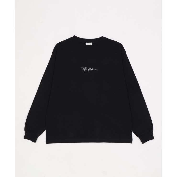 ブラック | ワンポイントT(LS) | WEGO【MEN】
