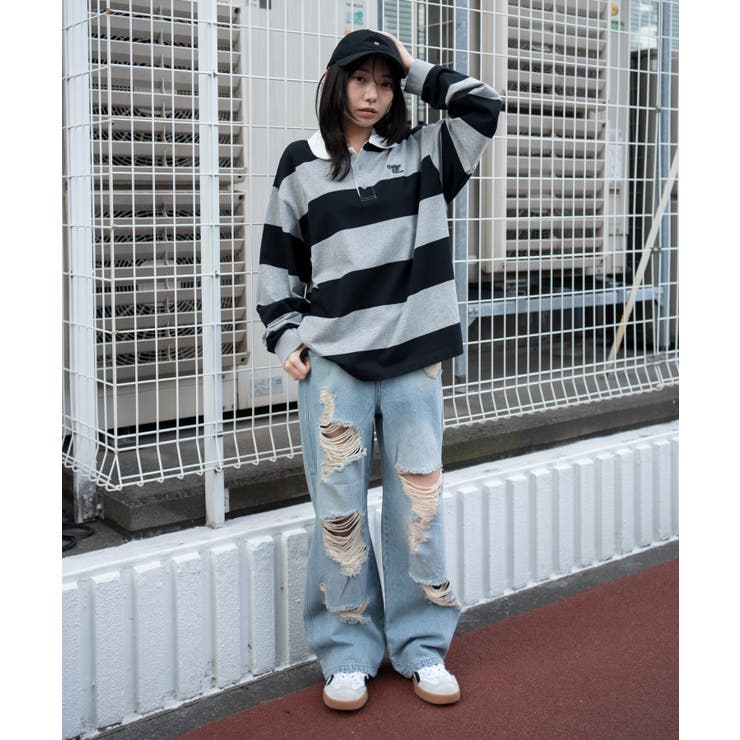 ダメージストレートデニムパンツ | WEGO【WOMEN】 | 詳細画像13 