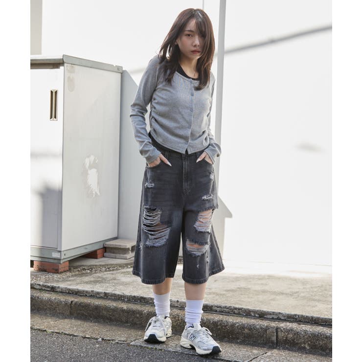 ダメージデニムハーフパンツ | WEGO【WOMEN】 | 詳細画像16 