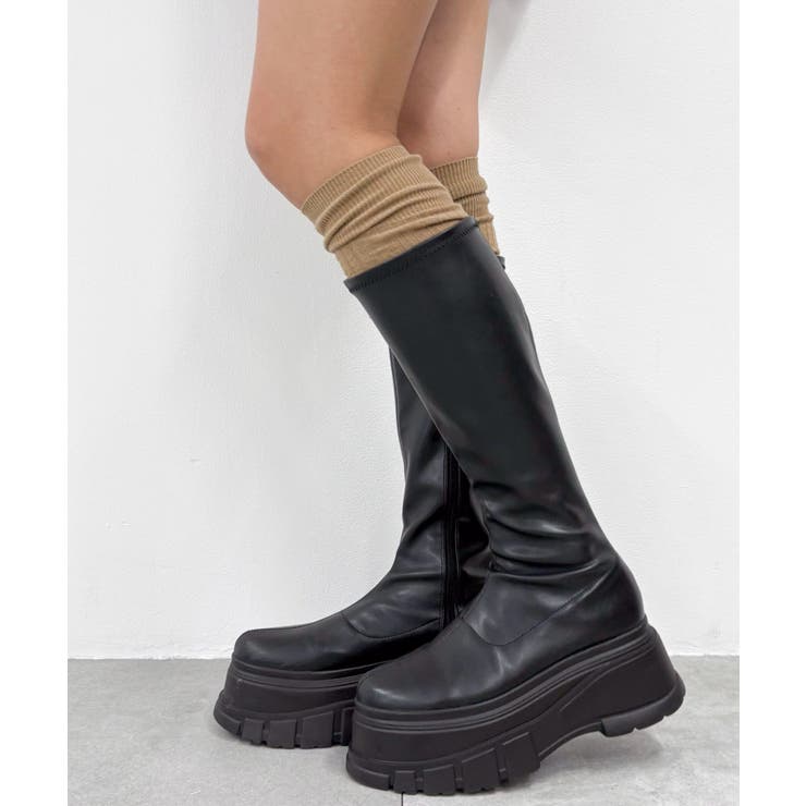 切替リブニーハイソックス | WEGO【WOMEN】 | 詳細画像2 