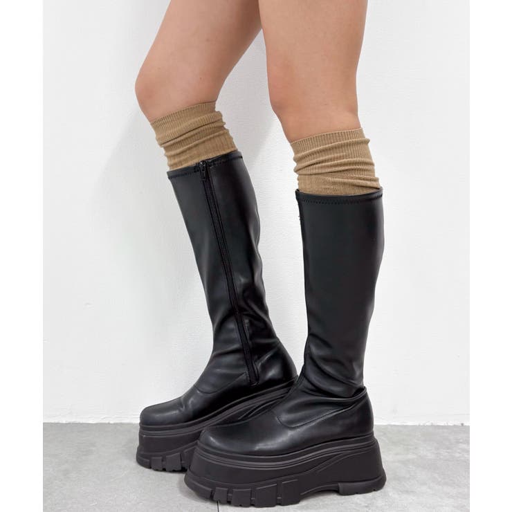 切替リブニーハイソックス | WEGO【WOMEN】 | 詳細画像3 