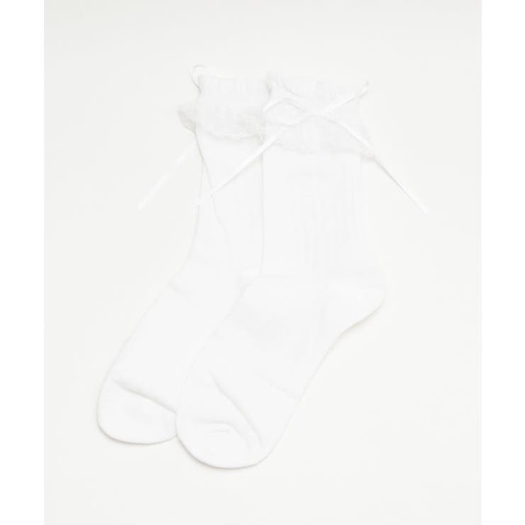 フリルレース付きリボンソックス | WEGO【WOMEN】 | 詳細画像2 