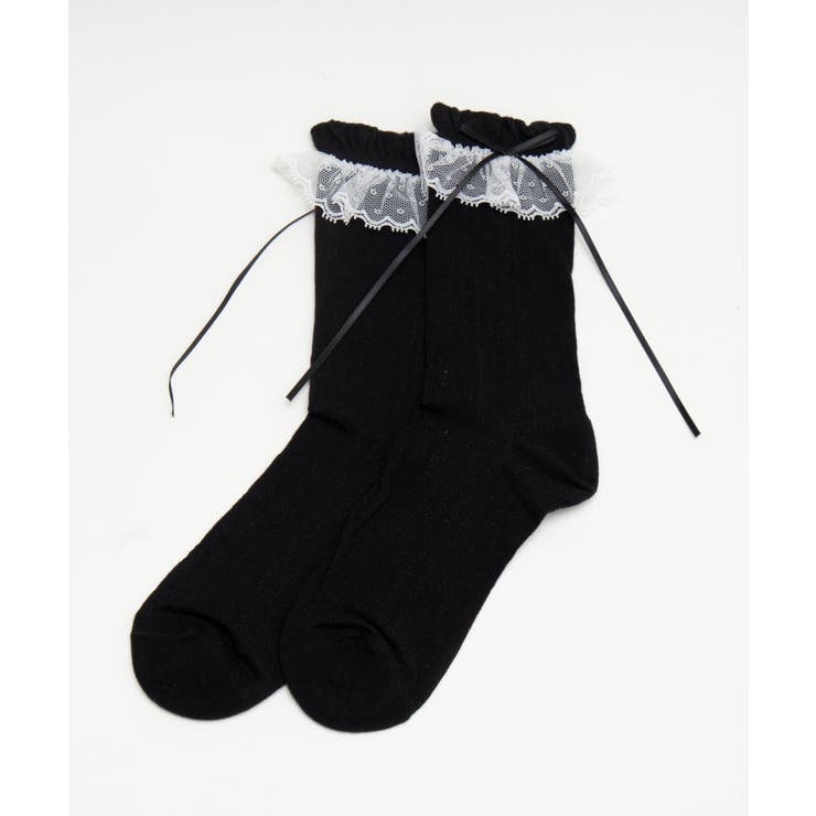 フリルレース付きリボンソックス | WEGO【WOMEN】 | 詳細画像3 