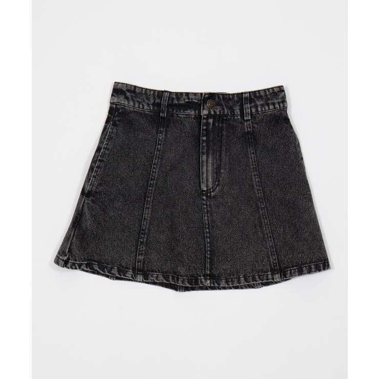 ブラックその他 | デニムフレアミニスカート | WEGO【WOMEN】