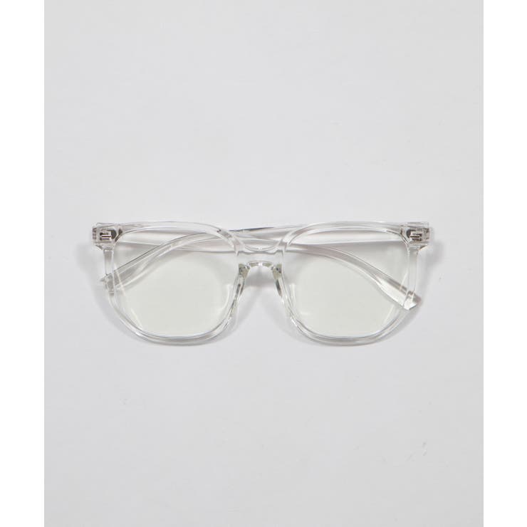 柄1 | クリアフレームBIGウェリントンアイウェア | WEGO【MEN】