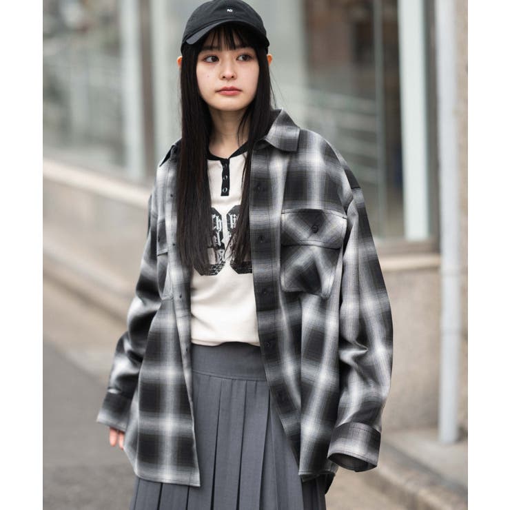 オンブレチェックシャツ(LS) | WEGO【MEN】 | 詳細画像13 