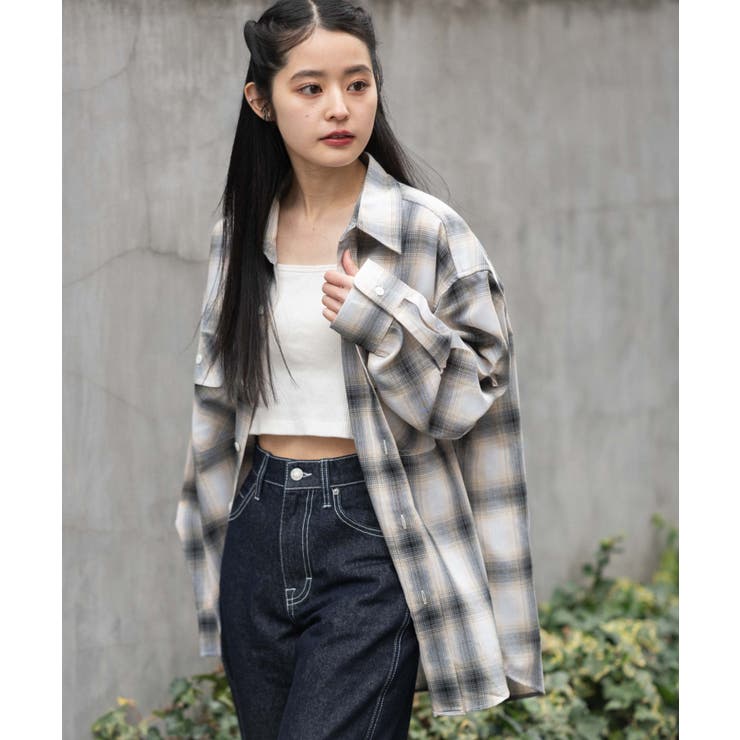 オンブレチェックシャツ(LS) | WEGO【MEN】 | 詳細画像18 