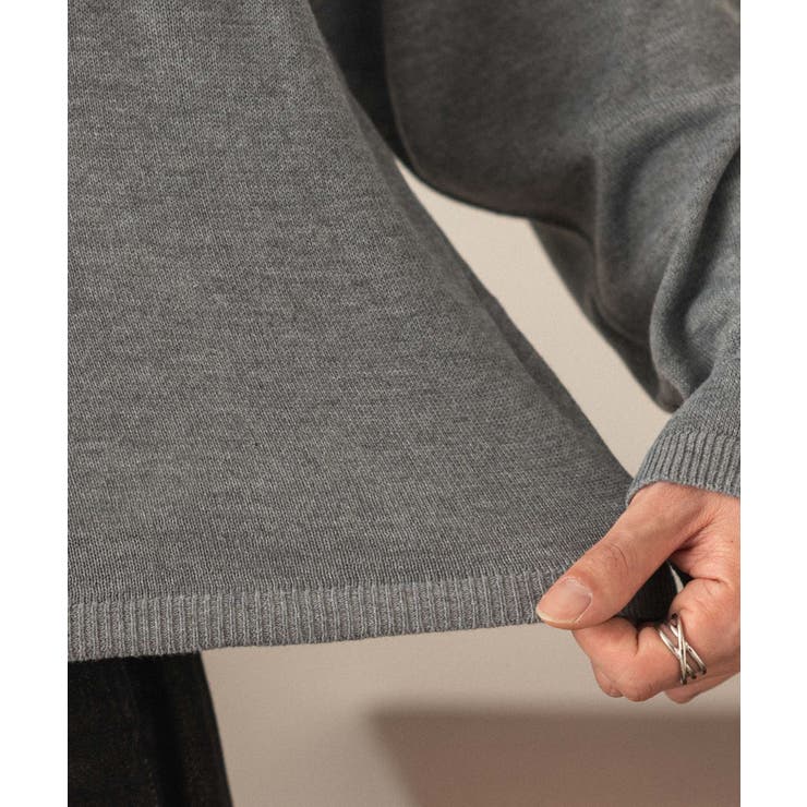 リングドットヘンリーネックプルオーバー | WEGO【MEN】 | 詳細画像6 