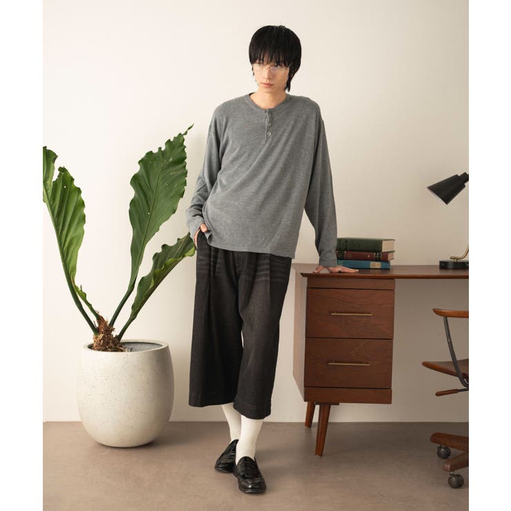 リングドットヘンリーネックプルオーバー | WEGO【MEN】 | 詳細画像10 