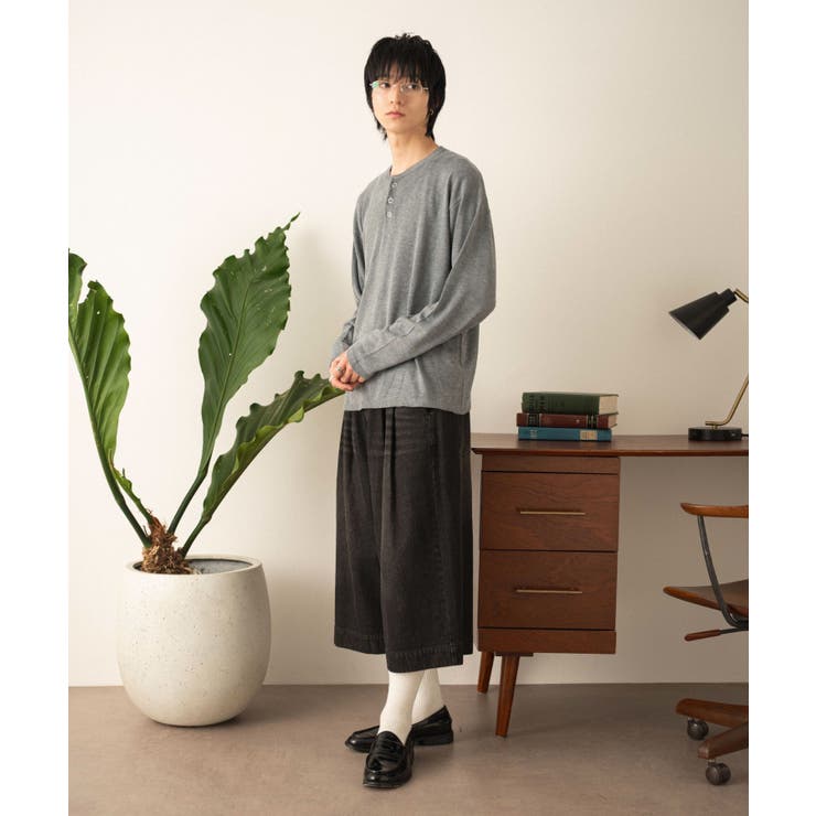 リングドットヘンリーネックプルオーバー | WEGO【MEN】 | 詳細画像11 