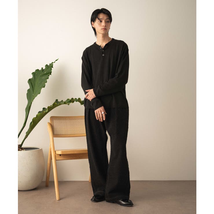 リングドットヘンリーネックプルオーバー | WEGO【MEN】 | 詳細画像17 