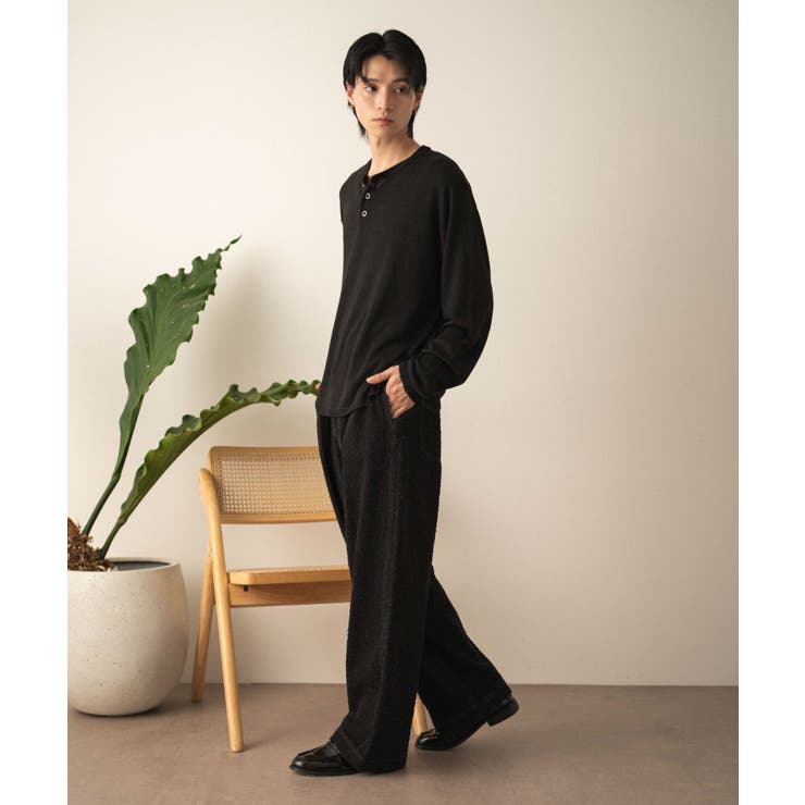 リングドットヘンリーネックプルオーバー | WEGO【MEN】 | 詳細画像18 