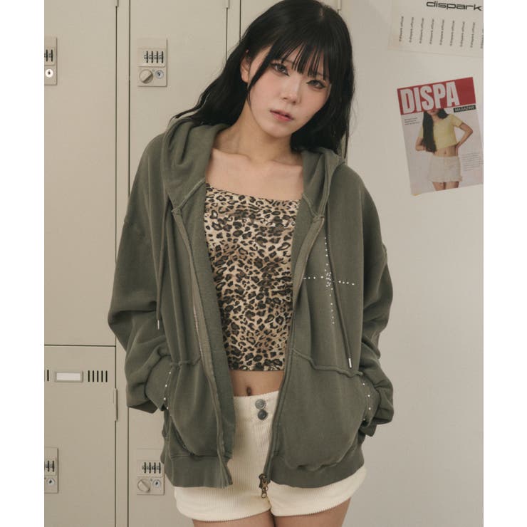 スタッズダブルジップパーカー[品番：WG010097994]｜WEGO【WOMEN
