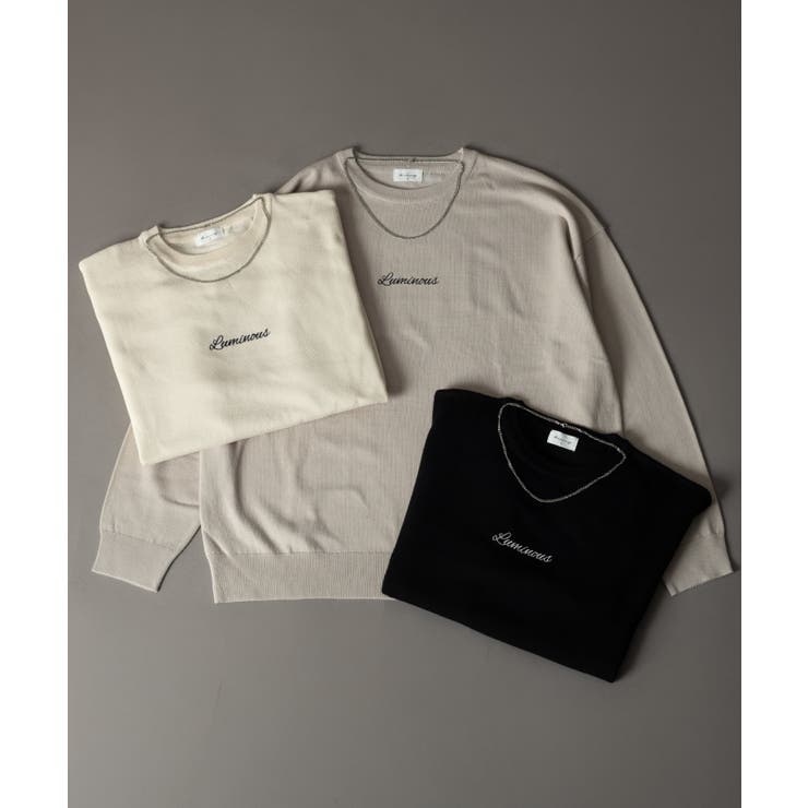 アクセ付きワンポイントニットプルオーバー(LS) | WEGO【MEN】 | 詳細画像2 