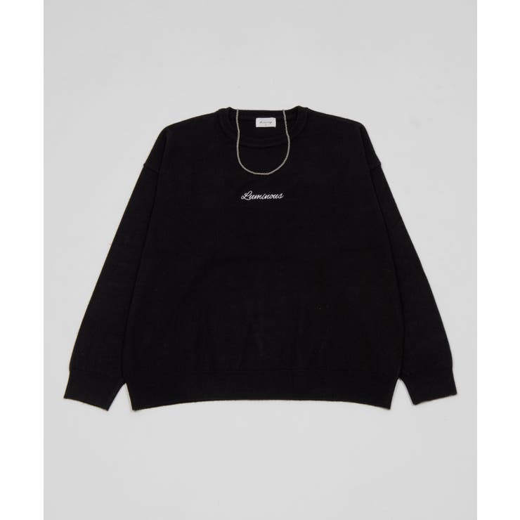 アクセ付きワンポイントニットプルオーバー(LS) | WEGO【MEN】 | 詳細画像5 