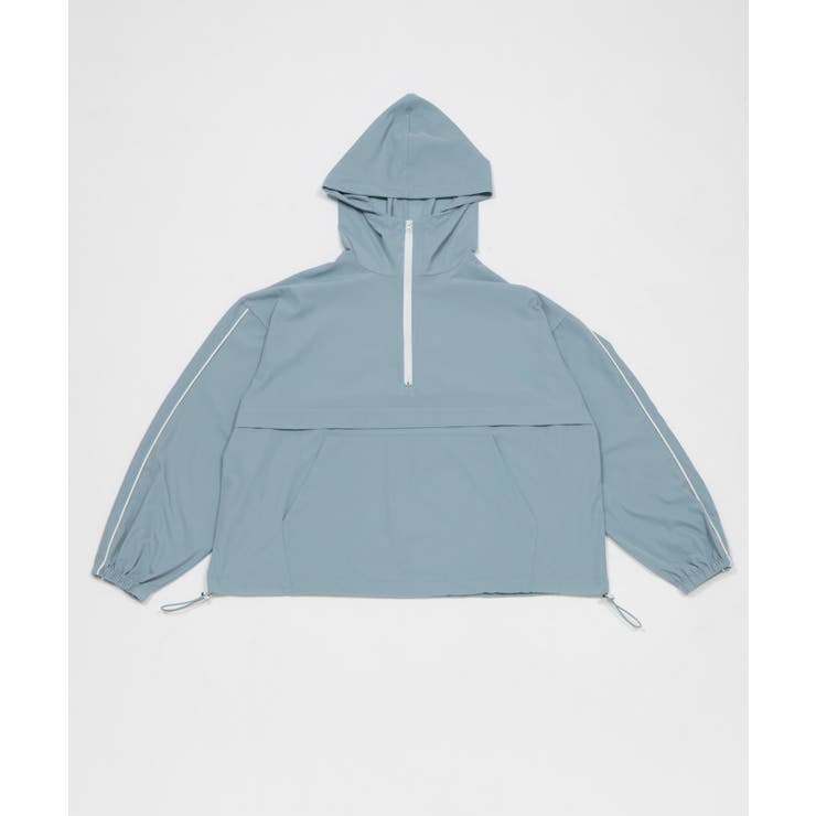 ブルー | ラッシュガードラインアノラックパーカー | WEGO【WOMEN】