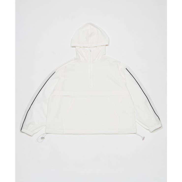 ホワイト | ラッシュガードラインアノラックパーカー | WEGO【WOMEN】