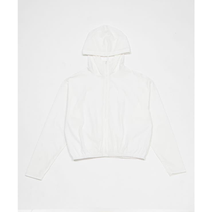 ホワイト | ラッシュガードZIPパーカー | WEGO【WOMEN】